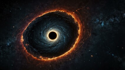 Black Hole in Space graphic resource.