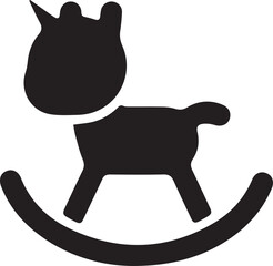 Horse icon symbol vector image Illustration
