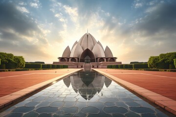 Delhi landmark travel architecture.