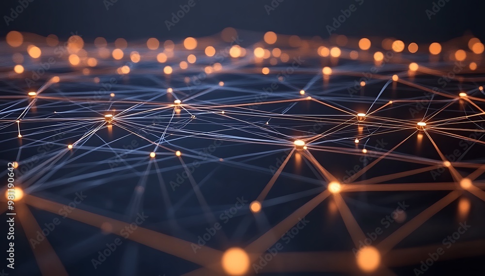Poster abstract network connection