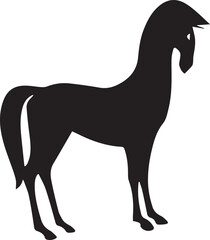 Horse icon symbol vector image Illustration
