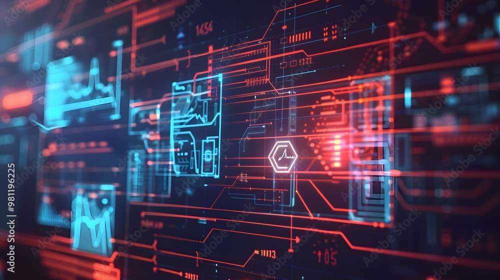 Poster visualize a technical diagram with public-key infrastructure, restricted access controls, and detail