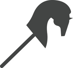 Horse icon symbol vector image Illustration
