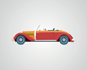 Classic Sports Car Illustration - Vintage Car
