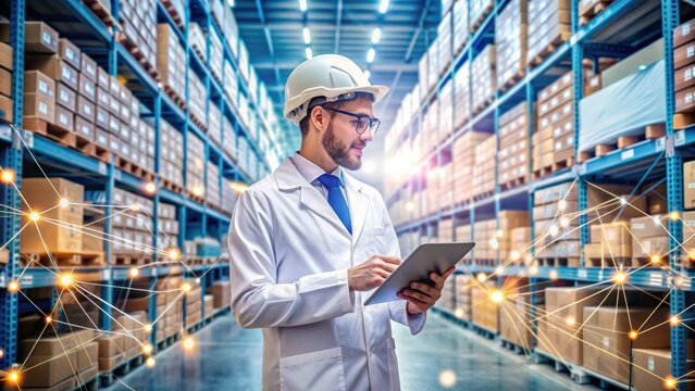 Pharma logistician using IoT technology based on blockchain for efficient inventory management