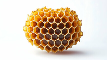 3D Vector Icon of Beehive Structure Representing Poll Worker Organization, Showcasing Roles and Responsibilities, Isolated on White Background for Election Day Logistics