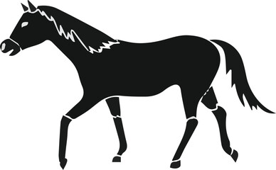 Horse icon symbol vector image Illustration
