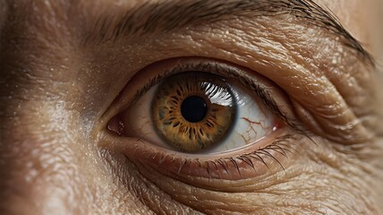 close up of human eye