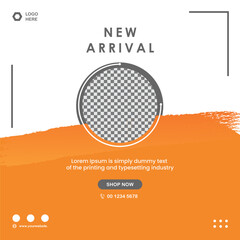 fashion social media post and Instagram post template