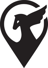 Horse icon symbol vector image Illustration
