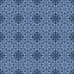 Beautiful abstract blue pattern for printing on paper, fabric, batik.