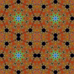 Abstract symmetrical pattern in brown tones.