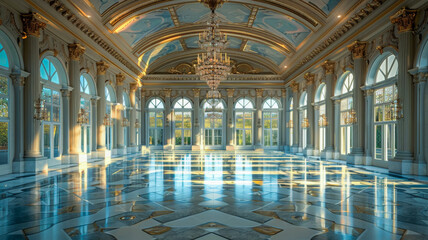 Fototapeta premium Exquisite Showpieces of a Grand Ballroom