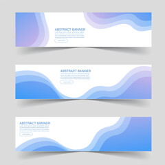 Naklejka premium abstract banner color flayer background template