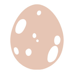 illustration of an egg Dino Flat