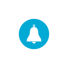 Alarm bell icon isolated on transparent background