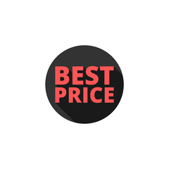 Best price icon isolated on transparent background