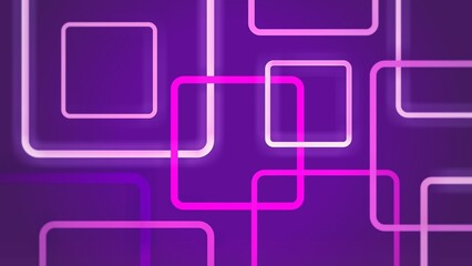 Purple background with beautiful square geometric lines.
