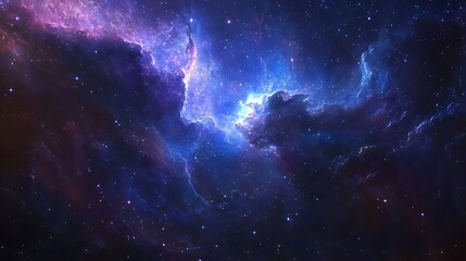 Obraz premium Space Galaxy Night Sky With Cosmic Clouds ,Universe science astronomy. Illustration Background