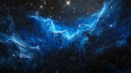 Space Galaxy Night Sky With Cosmic Clouds ,Universe science astronomy. Illustration Background