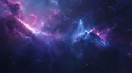 Space Galaxy Night Sky With Cosmic Clouds ,Universe science astronomy. Illustration Background