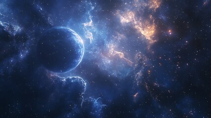 Fototapeta premium Space Galaxy Night Sky With Cosmic Clouds ,Universe science astronomy. Illustration Background