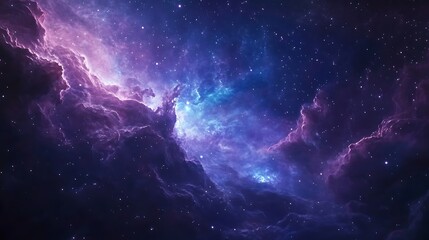 Obraz premium Space Galaxy Night Sky With Cosmic Clouds ,Universe science astronomy. Illustration Background