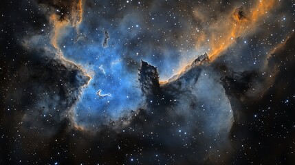 Obraz premium Space Galaxy Night Sky With Cosmic Clouds ,Universe science astronomy. Illustration Background