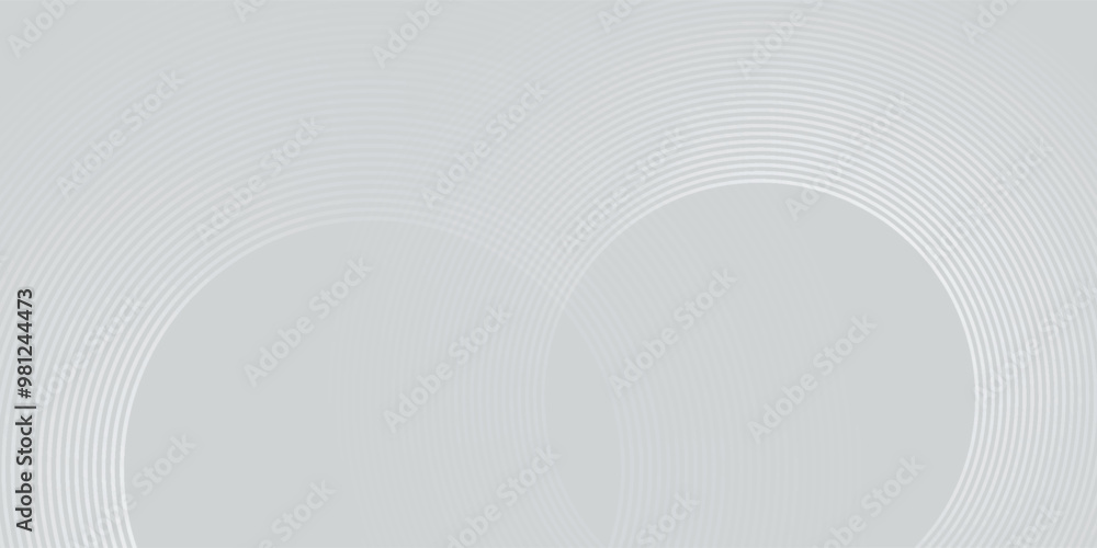 Aufkleber white geometric abstract background overlap layer on bright space with lines effect decoration. mode