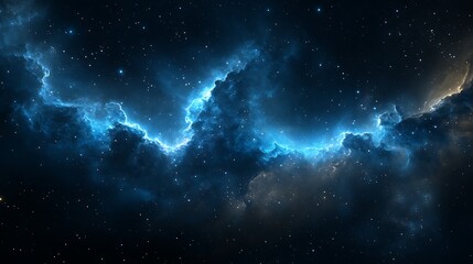 Space Galaxy Night Sky With Cosmic Clouds ,Universe science astronomy. Illustration Background