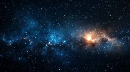 Fototapeta premium Space Galaxy Night Sky With Cosmic Clouds ,Universe science astronomy. Illustration Background