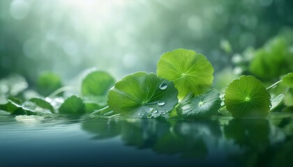 A leafy green plant with droplets of water on it