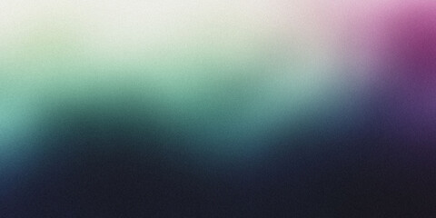 Obraz premium Gradient background with dark plum and muted forest green tones, noise texture effect