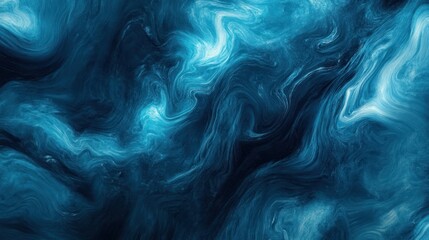 Obraz premium Abstract Dark Blue and Cyan Blur