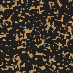 Seamless Vector. Monochrome abstract textured leopard animal skin background. Repeatable ready template.