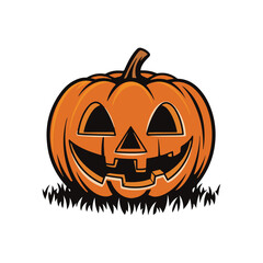 Halloween pumpkin vector illustration