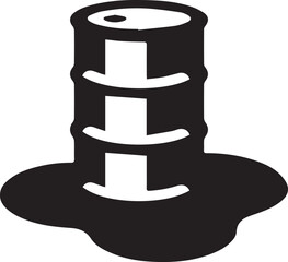 Oil icon symbol vector image Illustration
