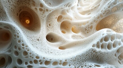 Abstract Fluid Texture with Organic Swirls