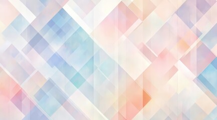 Naklejka premium Pastel Geometric Abstract Background with Soft Colors