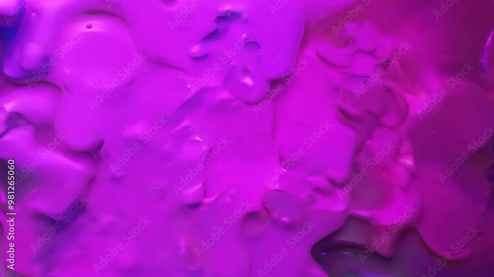 Poster vibrant purple paint explodes against a colorful yellow background, creating a dynamic display of gl