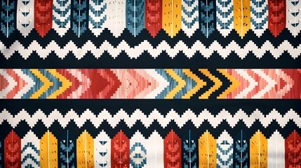 Vibrant Abstract Knitted Pattern Background for Christmas and Winter