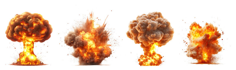 PNG big bomb explosion set
