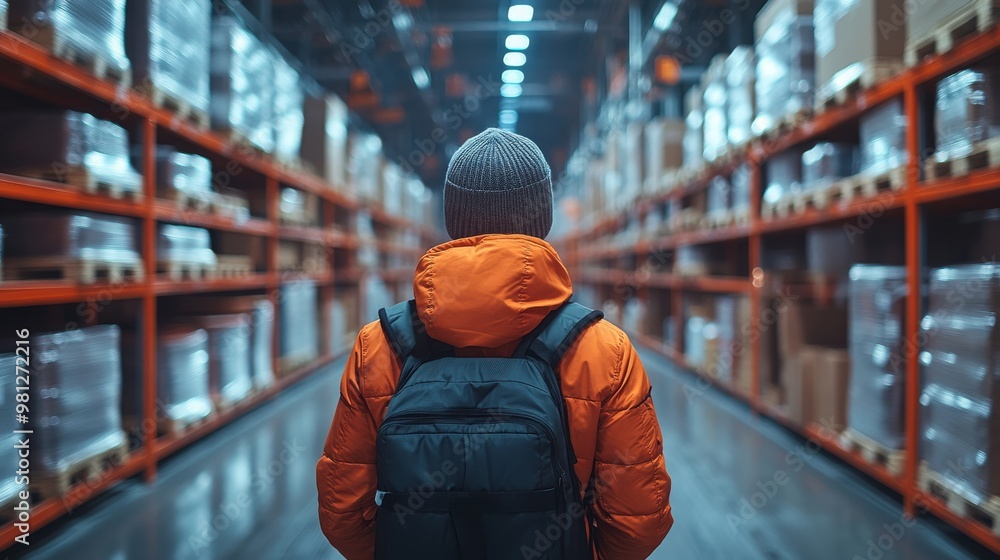 Poster optimizing warehouse operations with rpa systems for improved efficiency and accuracy