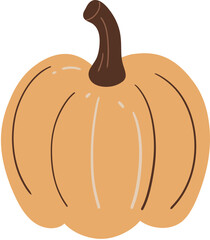 Hand Drawn Pumpkin Autumn Illustration