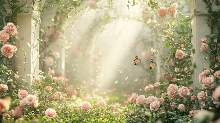 Fototapeta premium Realistic photography, cinematic texture, ultra-high quality, optimal resolution, abundant details, 8K high-definition A digital art piece of an enchanting 