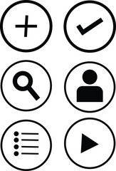 Art & IllustratInterface Line Icons. Editable Stroke.ion
