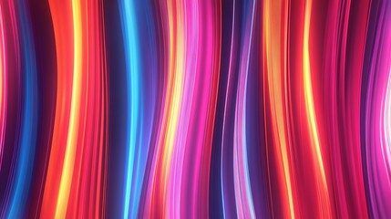 Radiating Neon Light Burst, futuristic flashes, Motion lights,  Colorful Streaks on Dark Background