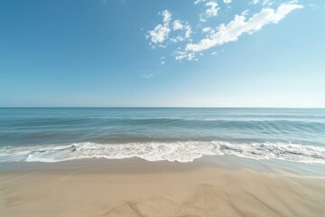 Obraz premium Tranquil Beachscape with Azure Sky