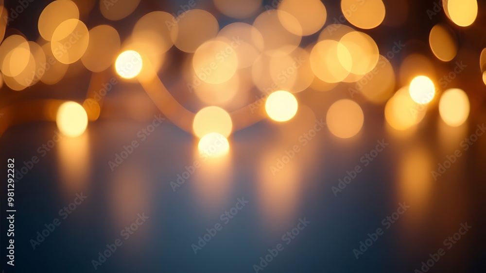 Poster a blurred bokeh light background featuring soft, out-of-focus light spots in various colors. this dr