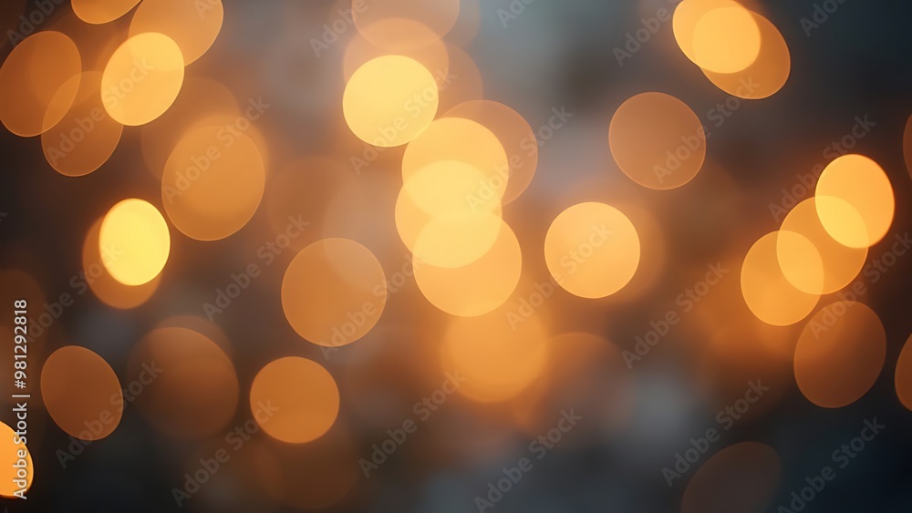 Poster a blurred bokeh light background featuring soft, out-of-focus light spots in various colors. this dr